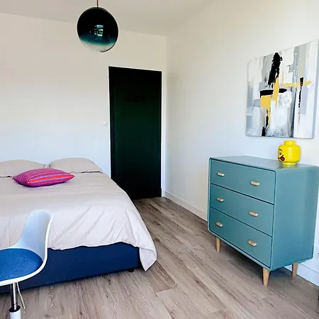 79m2 Proche Airbus Confort Lumineux 2 Chambres, 1 Bureau Daire Colomiers